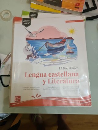 Lengua castellana y literatura 1o Bachillerato