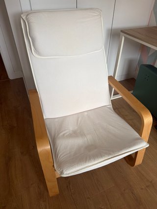Butaca Ikea Madera Blanca