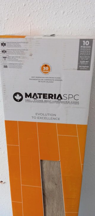 Suelo vinílico SPC Materia