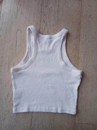 Top corto donna con stampa gatto