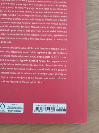El Conde Lucanor N/c