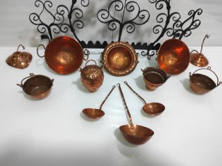 Decoración Cocina Cobre y Hierro