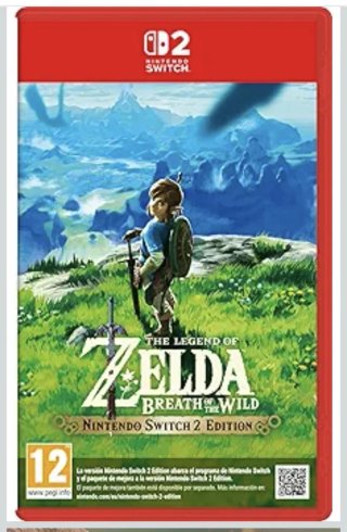 Zelda Breath of the Wild - Nintendo Switch 2 Ed.