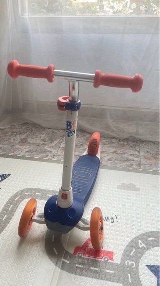 Patinete Oxelo B1 3 Ruedas Azul Naranja