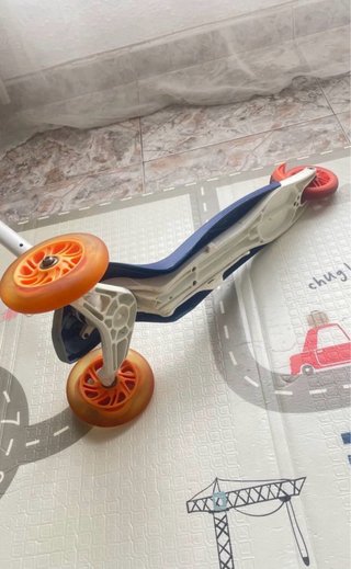 Patinete Oxelo B1 3 Ruedas Azul Naranja