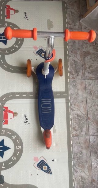 Patinete Oxelo B1 3 Ruedas Azul Naranja