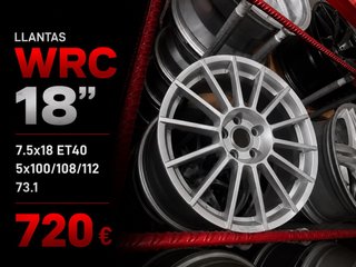 Llantas WRC 18 5x100/108/112 ET40