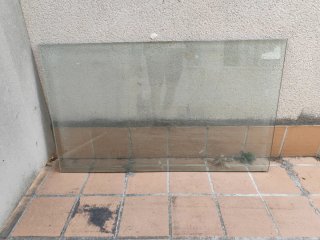 Panel de cristal rectangular 6+6