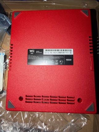 Nintendo Wii Mini Rosso Nuovo