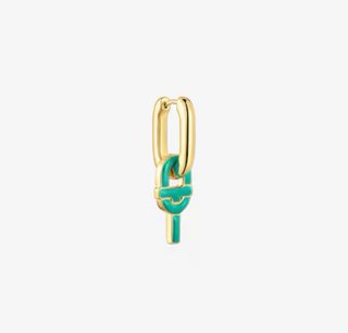 PENDIENTE DE ARO CON BAÑO DE ORO 18 KT TOUS
