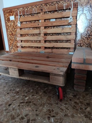 Estructura Sofá Palets Madera