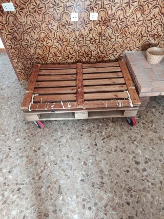 Estructura Sofá Palets Madera