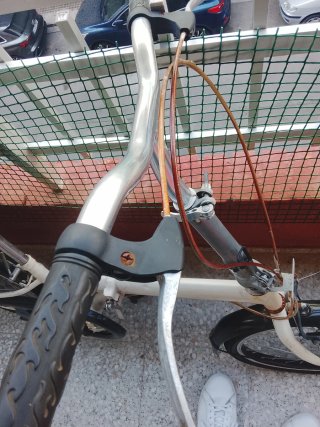 Bicicleta Plegable Blanca