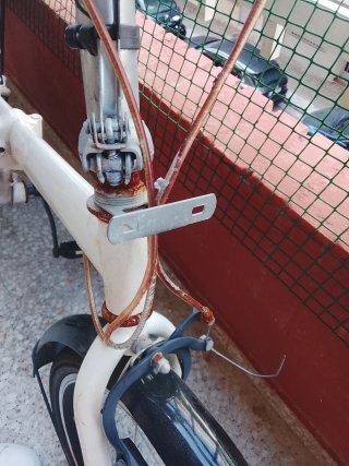Bicicleta Plegable Blanca