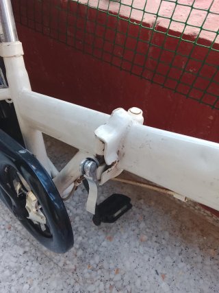 Bicicleta Plegable Blanca