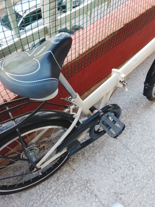 Bicicleta Plegable Blanca