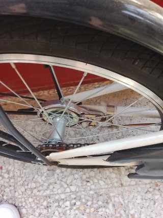 Bicicleta Plegable Blanca