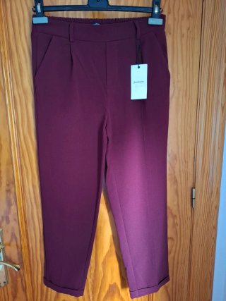 Pantalón Stradivarius Morado Talla L