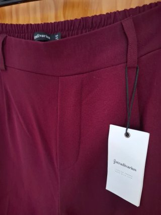 Pantalón Stradivarius Morado Talla L