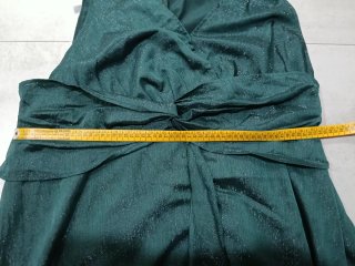 Vestido fiesta verde brillante