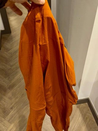 Salewa Pantaloni Arancioni Zip-Off