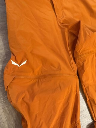 Salewa Pantaloni Arancioni Zip-Off