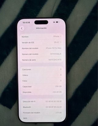 iPhone 16 Pro Max 256 Gb!