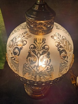 Gran Lámpara Otomana tipo Quinqué (56 x 27 cm)