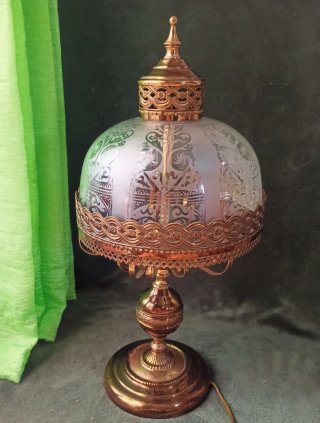 Gran Lámpara Otomana tipo Quinqué (56 x 27 cm)