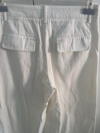 Pantalón blanco ancho