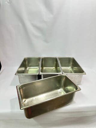 Vaschette Acciaio Inox Gastronomia Gelato Pizzeria