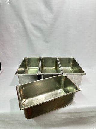 Vaschette Acciaio Inox Gastronomia Gelato Pizzeria