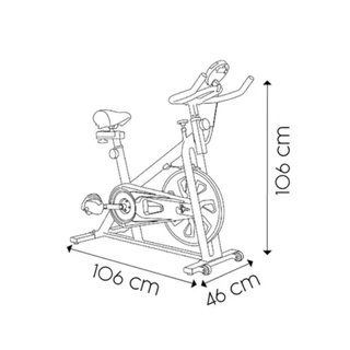 Bicicleta spinning Keboo Fitness Serie 300