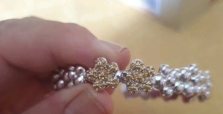 Bracciale rigido con strass