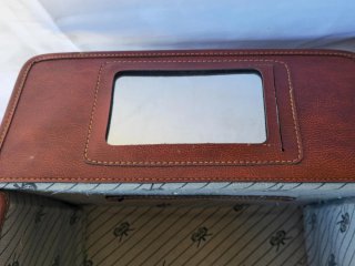 Elegante Beauty Case Rigido Vintage Carraro