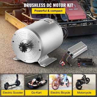 Motor eléctrico sin escobillas DC 72V 3000W Kit de motor eléctrico sin escobillas 4900RPM con controlador y empuñadura de acelerador para scooter eléctrico, bicicleta eléctrica, motor de motocicle...