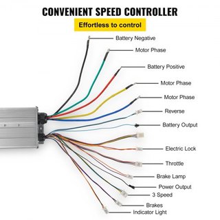 Motor eléctrico sin escobillas DC 72V 3000W Kit de motor eléctrico sin escobillas 4900RPM con controlador y empuñadura de acelerador para scooter eléctrico, bicicleta eléctrica, motor de motocicle...