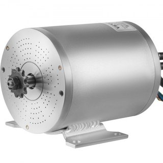 Motor eléctrico sin escobillas DC 72V 3000W Kit de motor eléctrico sin escobillas 4900RPM con controlador y empuñadura de acelerador para scooter eléctrico, bicicleta eléctrica, motor de motocicle...