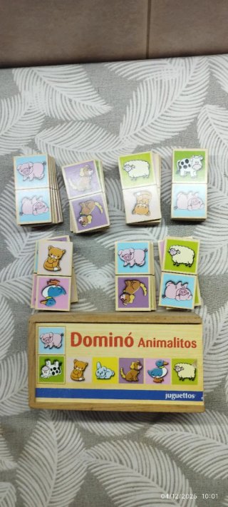 Domino Animalitos Juguettos Madera