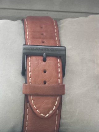 Orologio Nautica Uomo Nero e Marrone