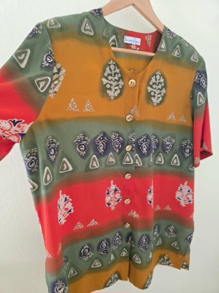 Blusa Mariña Riveiro estampada