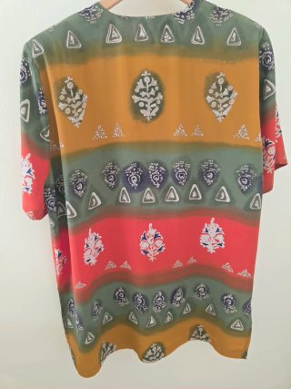 Blusa Mariña Riveiro estampada