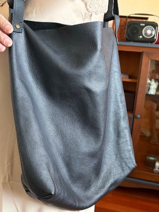 Bolso Negro Cuero