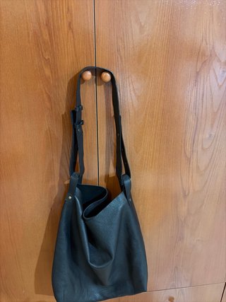 Bolso Negro Cuero