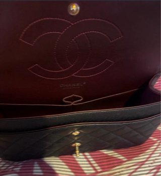Borsa Chanel trapuntata pelle nera