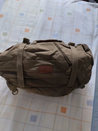 Mochila y Bolso de Viaje Verde/Marrón