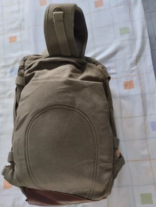 Mochila y Bolso de Viaje Verde/Marrón