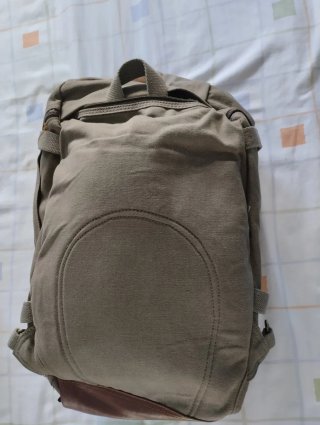 Mochila y Bolso de Viaje Verde/Marrón