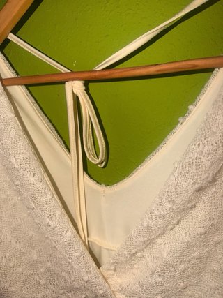 Blusa color crema  con textura