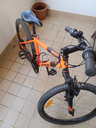 Bicicleta BTWIN Rockrider 500 Naranja